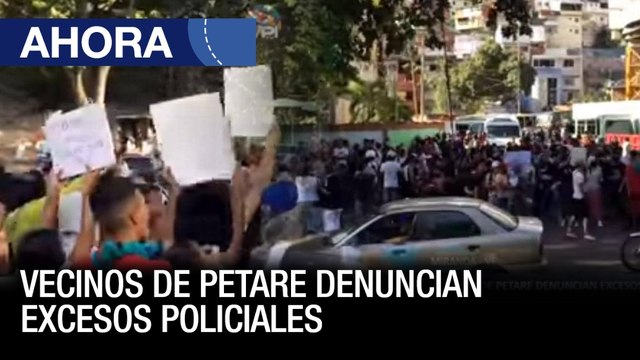 Vecinos de #Petare denuncian excesos policiales - #18Feb - Ahora