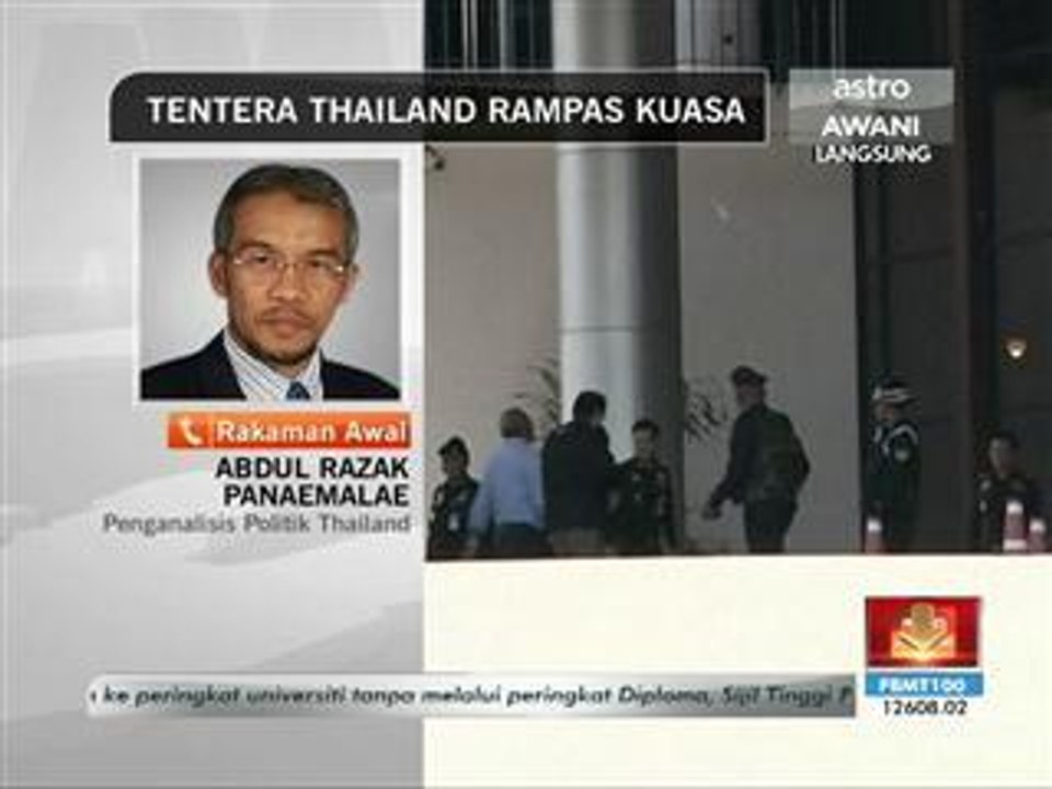 Tentera Thailand rampas kuasa