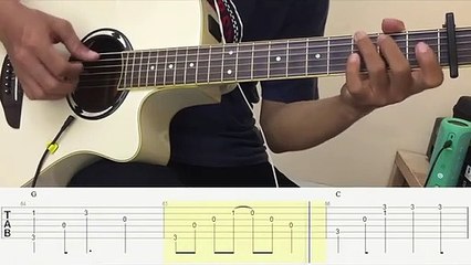 Ost Dilan 1990  Dulu Kita Masih SMA  Fingerstyle Guitar with tab chord