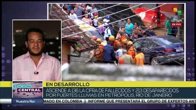 Aumenta a 136 la cifra de fallecidos en Brasil tras intensas lluvias y deslizamientos de tierras