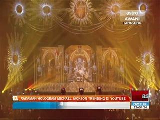 Rakaman hologram Michael Jackson trending di Youtube
