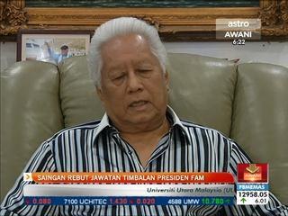 Saingan sengit jawatan Timbalan Presiden FAM