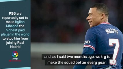 Real always looking to be 'better', says Ancelotti on Mbappé links