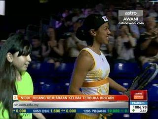 Nicol julang kejuaraan kelima Terbuka Britain