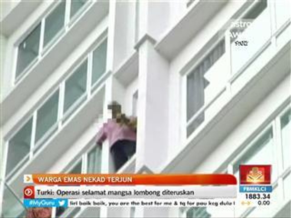 Warga emas maut terjun bangunan
