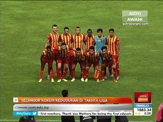 Selangor kukuh kedudukan di takhta Liga Super
