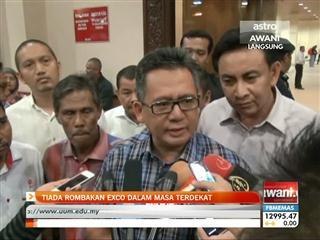 Terengganu: Tiada rombakan EXCO dalam masa terdekat