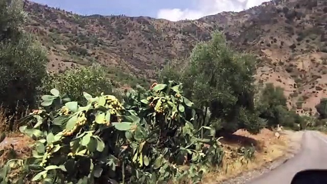 superbe vue entre la route taounate et hociema