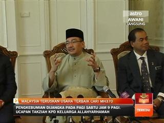 Malaysia teruskan usaha terbaik cari MH370