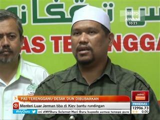 Pas Terengganu desak DUN dibubarkan