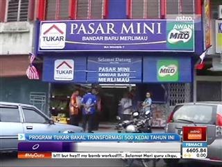 Program TUKAR bakal transformasi 500 kedai tahun ini