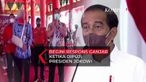 Begini Respons Ganjar Pranowo Ketika Dipuji Presiden Jokowi
