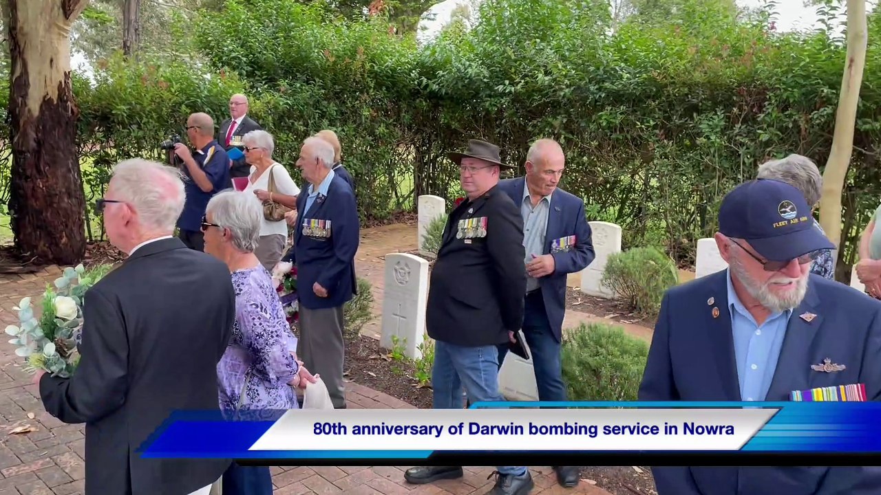 Nowra service to mark 80th anniversary of the bombing of Darwin. South Coast Register