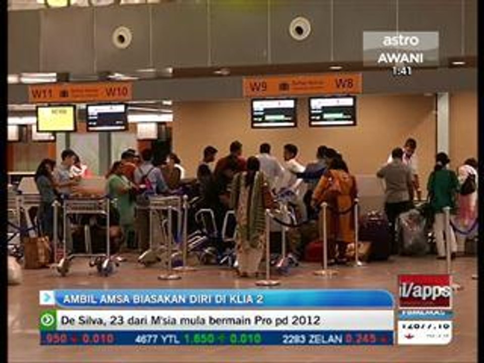 Ambil masa biasakan diri di KLIA2