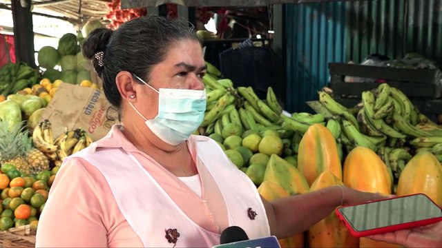 Mercado Roberto Huembes abastecido y esperando a las familias