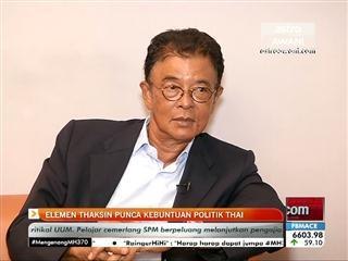 Elemen Thaksin punca keruntuhan politik Thai