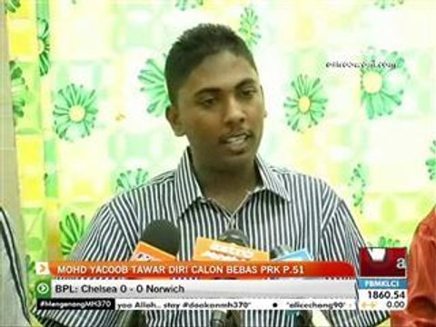Mohd Yaacob tawar diri calon bebas PRK P.51