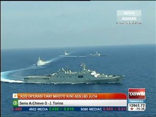 Kos operasi cari MH370 kini AS$180 juta