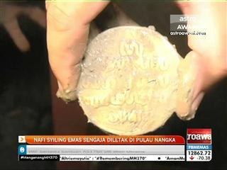 Nafi syiling emas sengaja diletakkan di Pulau Nangka