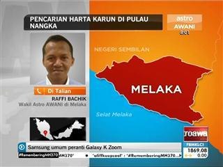 Pencarian harta karun di Pulau Nangka
