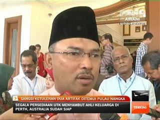 Sangsi ketulenan dua artifak ditemui di Pulau Nangka