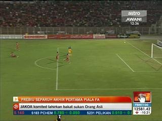 Prebiu separuh akhir pertama Piala FA