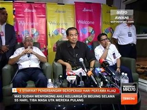 4 syarikat penerbangan beroperasi hari pertama KLIA2