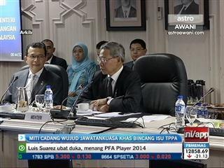 MITI cadang wujud jawatankuasa khas bincang isu TPPA