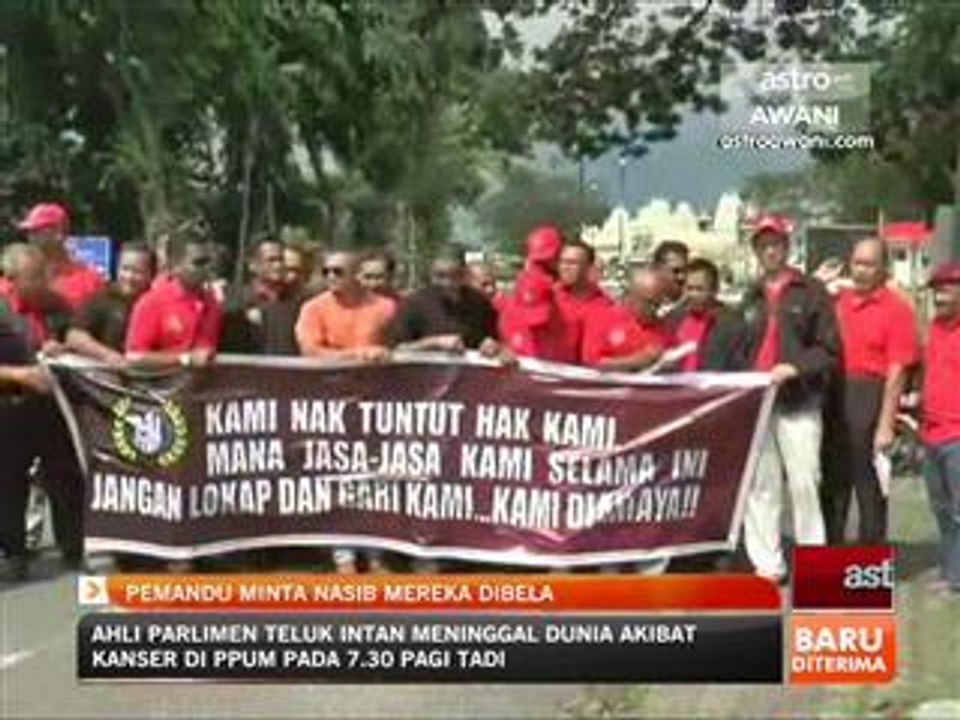 Pemandu minta nasib mereka dibela