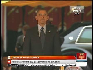 Hari pertama Barack Obama di Malaysia