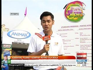 Hari ke-2 Karnival Planet Gempak Astro Ola Bola