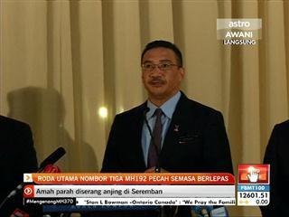 Roda utama nombor tiga MH192 pecah semasa berlepas