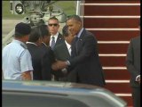 Presiden Amerika Syarikat Barack Obama tiba di Malaysia