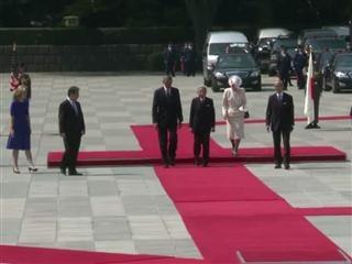 Imperial pomp starts Obama's Japan visit