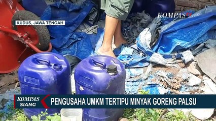 Download Video: Produsen Kerupuk di Kudus Jadi Korban Penjual Minyak Goreng Palsu