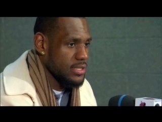 LeBron James Press Conference after scoring 50 points VS Kni