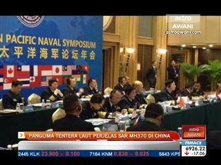 Panglima Tentera Laut perjelas SAR MH370 di China