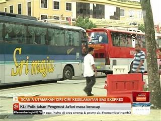 Scania utamakan ciri-ciri keselamatan bas ekspres