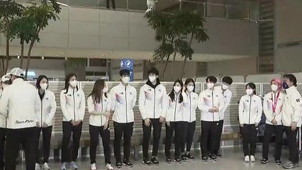 이승훈·김보름 '어게인 평창'...쇼트트랙 전원 음성, 가족 품으로 / YTN