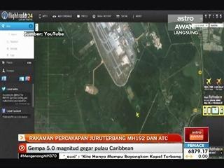 Rakaman percakapan juruterbang MH192 dengan ATC