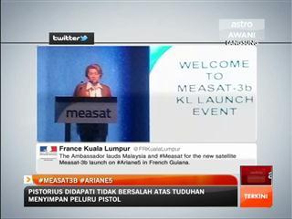 #Measat 3B #Arienes