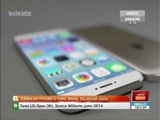 Ramalan iPhone 6 yang bakal dilancar esok