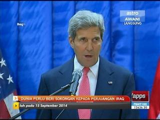 Dunia perlu beri sokongan kepada perjuangan Iraq