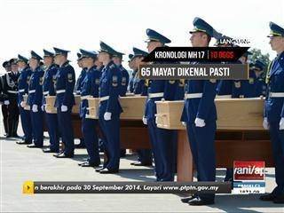 Kronologi Nahas MH17 setakat 2 September
