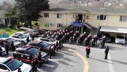 Kağıthane'de özel harekat destekli dev asayiş uygulaması: Torbacı suçüstü yakalandı