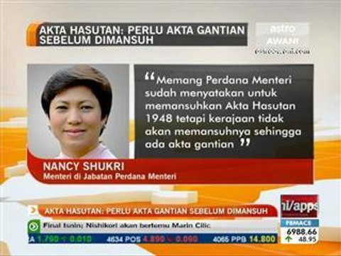 Akta Hasutan : Perlu akta gantian sebelum dimansuh
