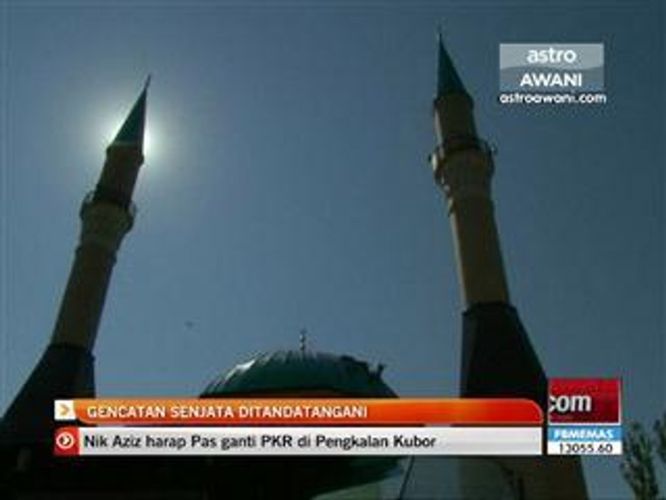 Gencatan senjata ditandatangani