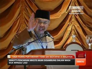 Tiada ruang pertubuhan tidak sah bertapak di Malaysia
