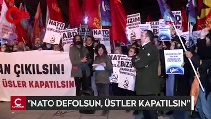 Sosyalistlerden NATO karşıtı eylem: "NATO'dan çıkılsın, üsler kapatılsın"