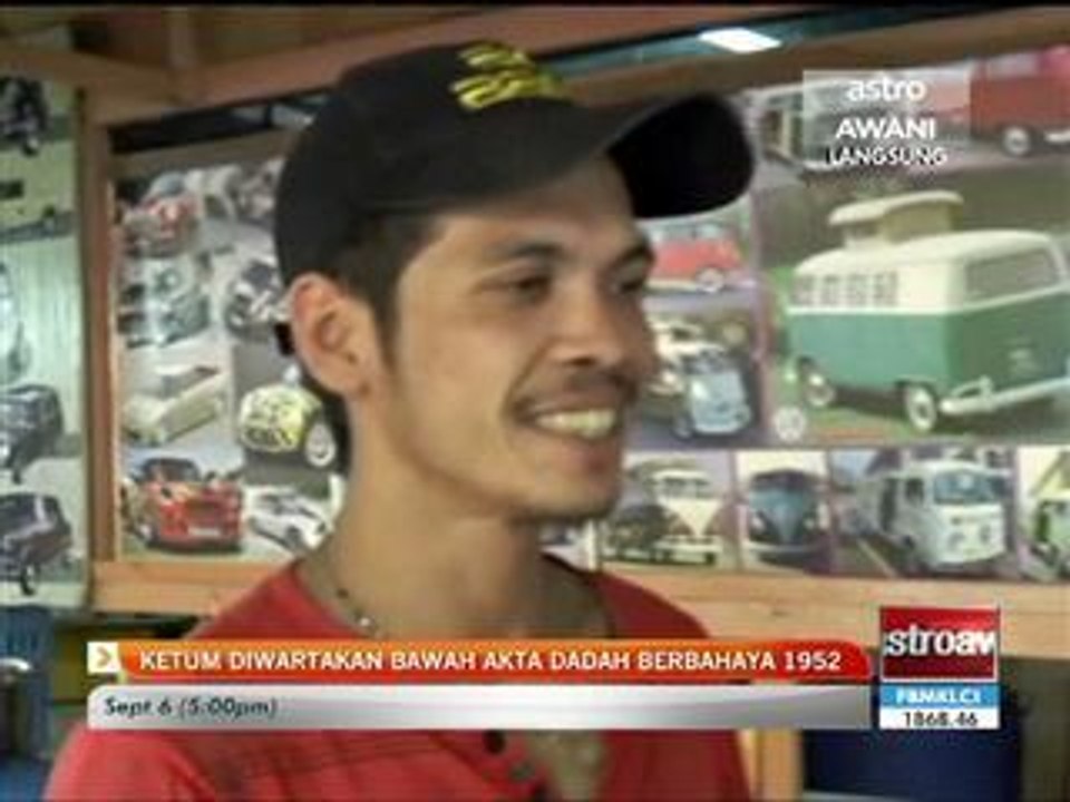 Ketum wartakan bawah Akta Dadah Berbahaya 1952